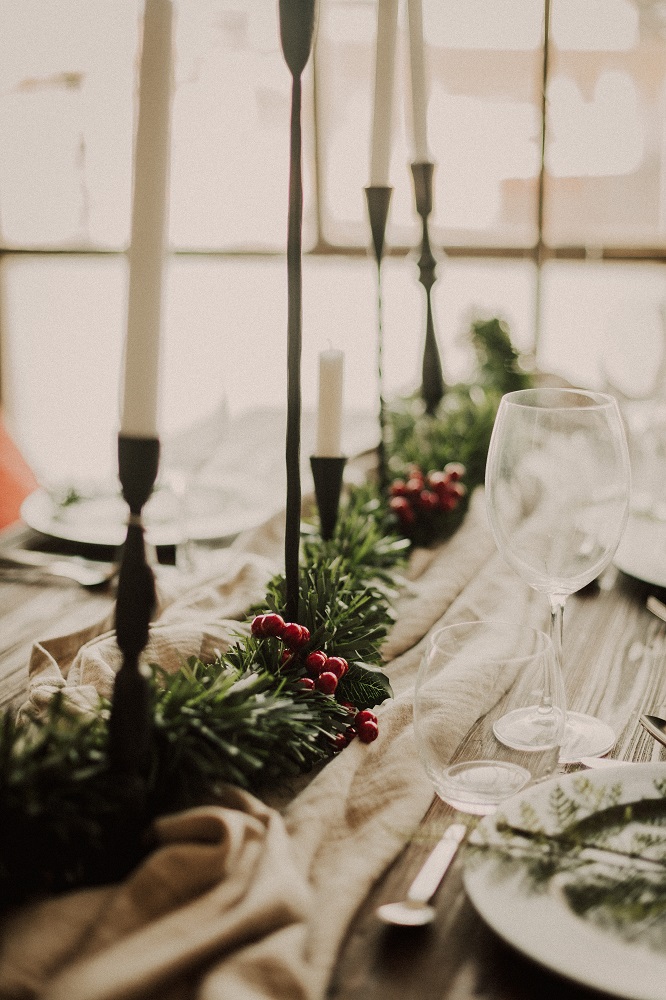 ¿Cómo preparar la mesa de Navidad con naturaleza??