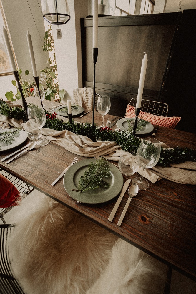 ¿Cómo preparar la mesa de Navidad según la vajilla??