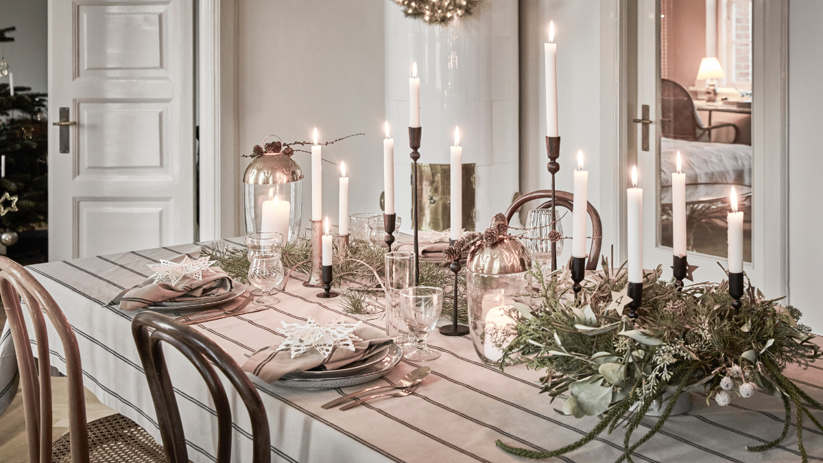 Mesas de Navidad: elegancia nórdica para celebrar con estilo