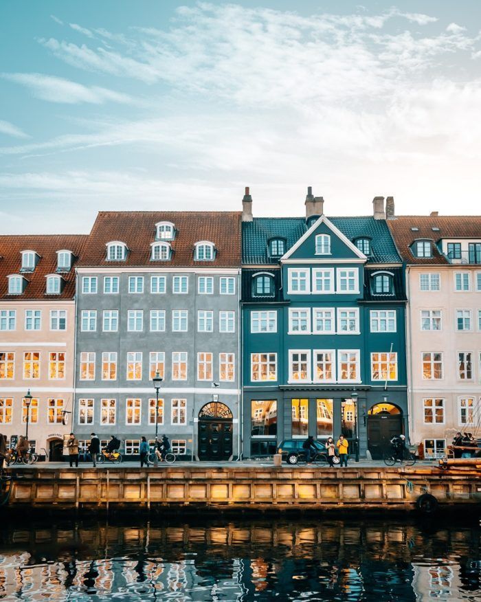 Colourful houses of Copenhagen