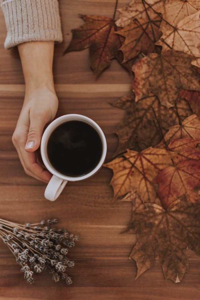 autumn coffee moment