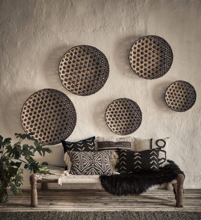 Traditional handmade Tribe baskets from Affari of Sweden